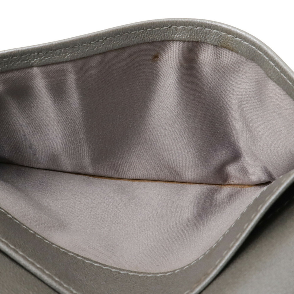 CHANEL Authentic Black Leather Logo Wallet - Picture 8 of 10